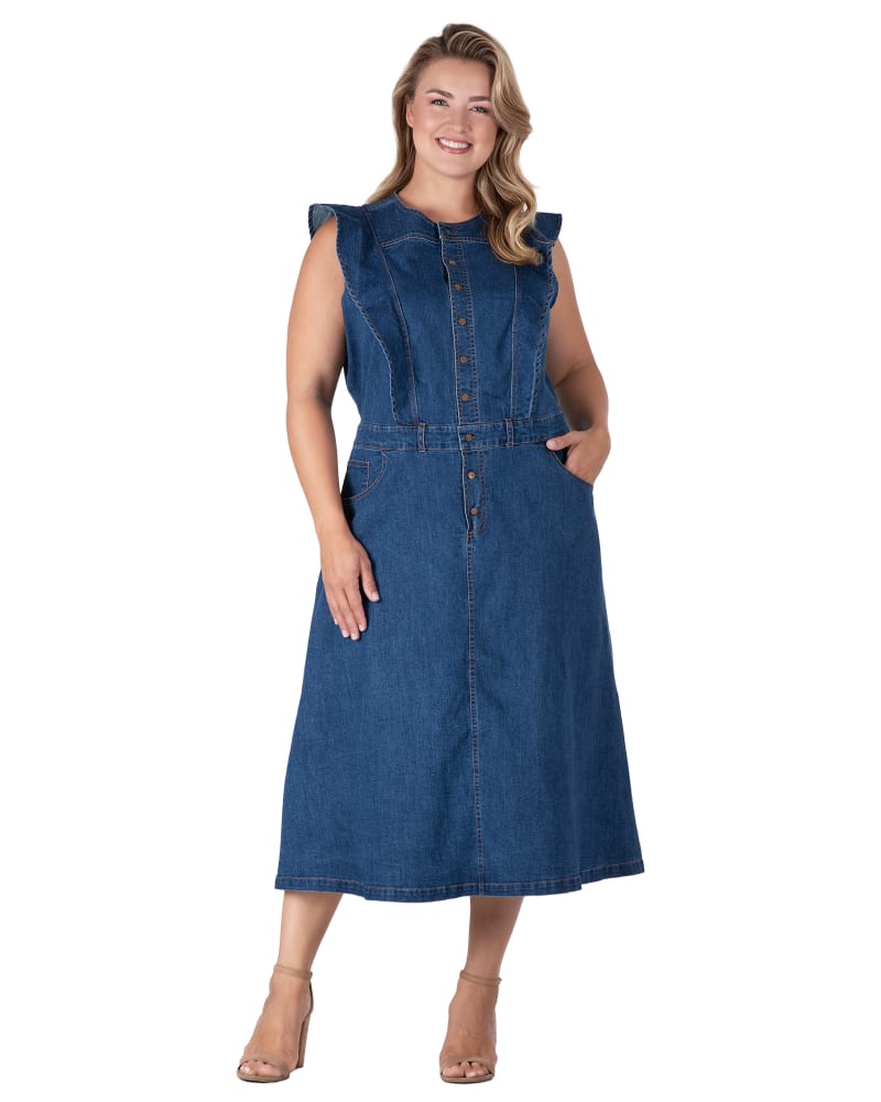 Denim dress size 24 store